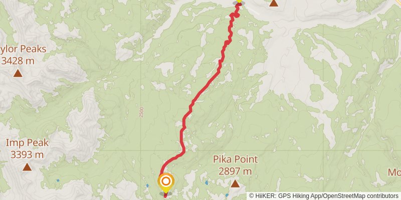 Eldridge Trail stage 2 Map