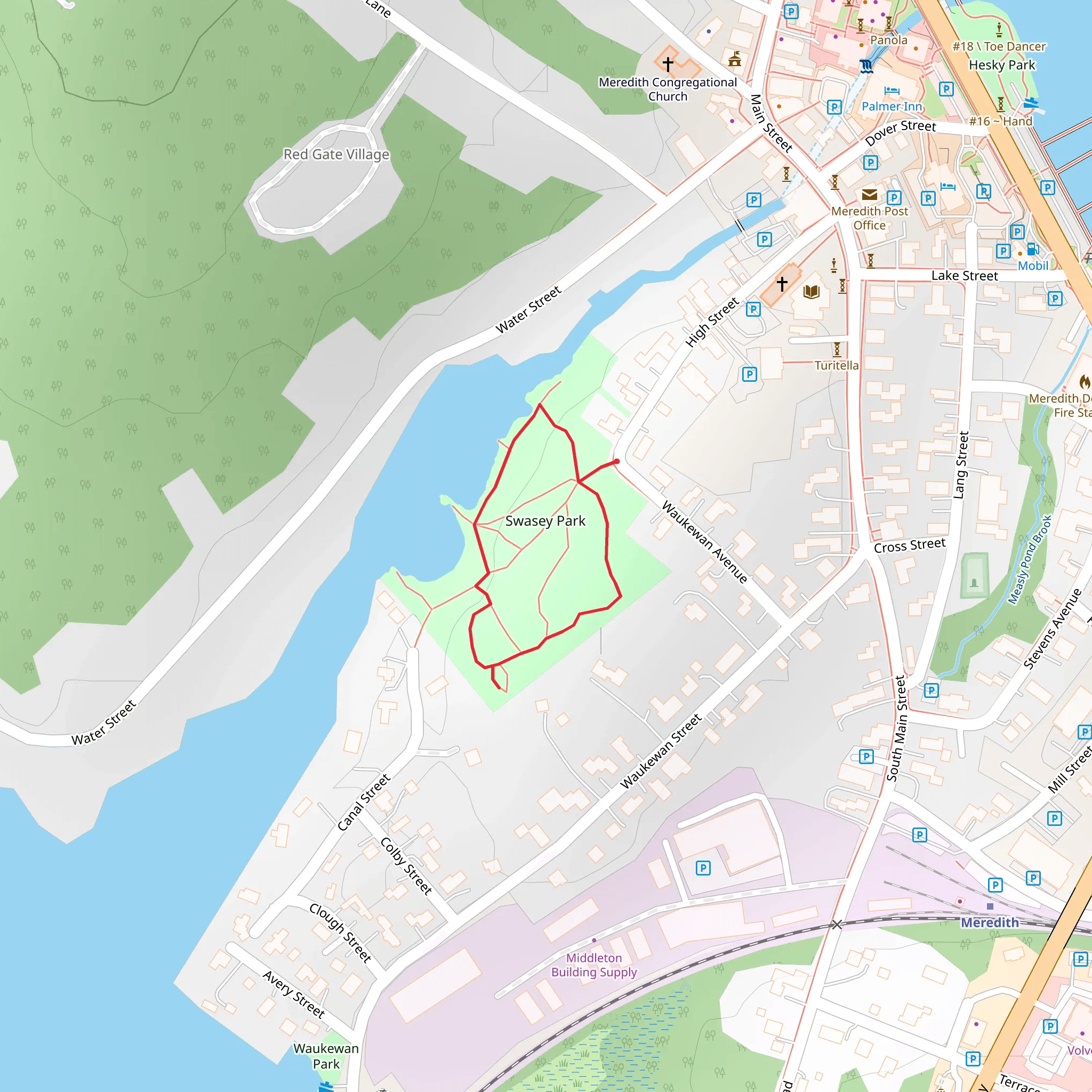 Meredith Loop mobile static map