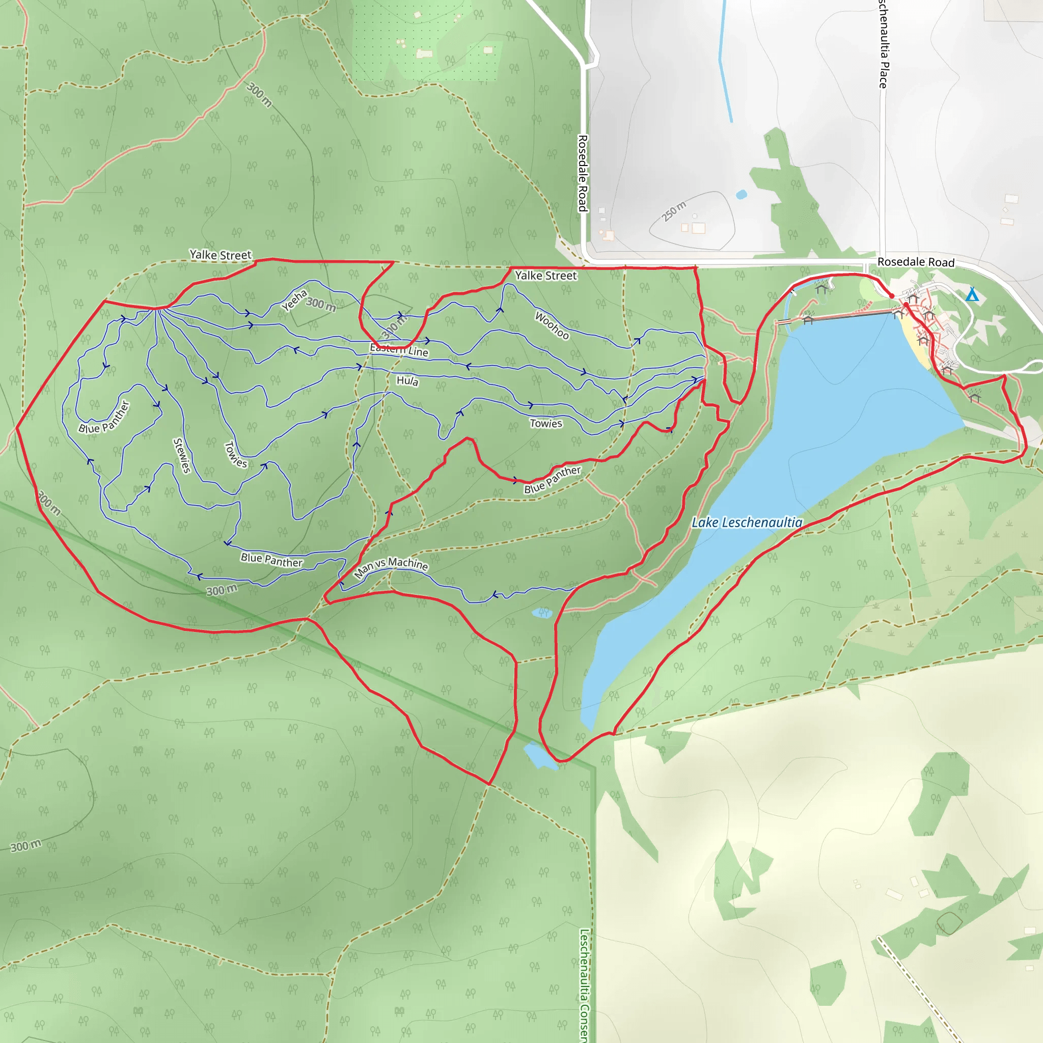 Chidlow Trail mobile static map