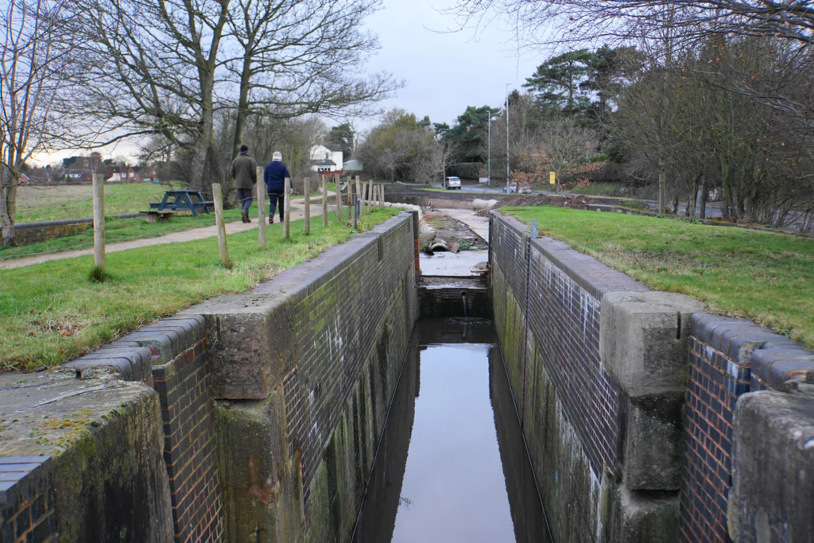 An image depicting the trail Borrowcop Locks Canal Park and Lichfield Canal and its surrounding area.