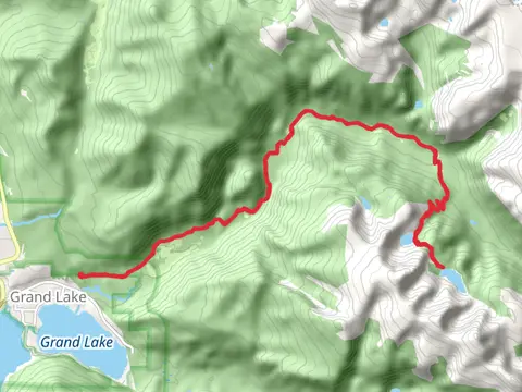 Lake Nokoni and Lake Nanita via CDT