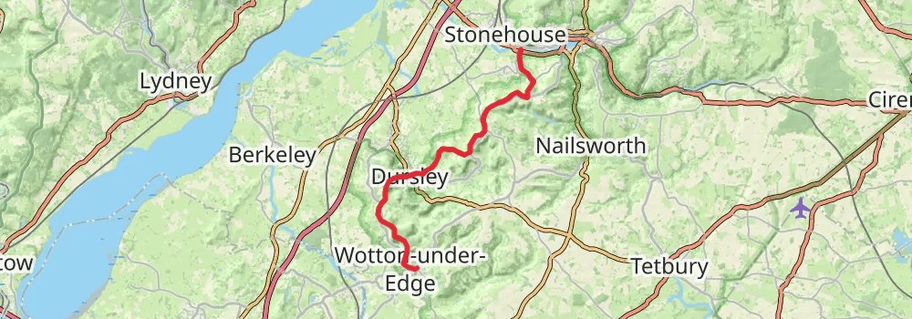 Cotswold Way stage 6 Map