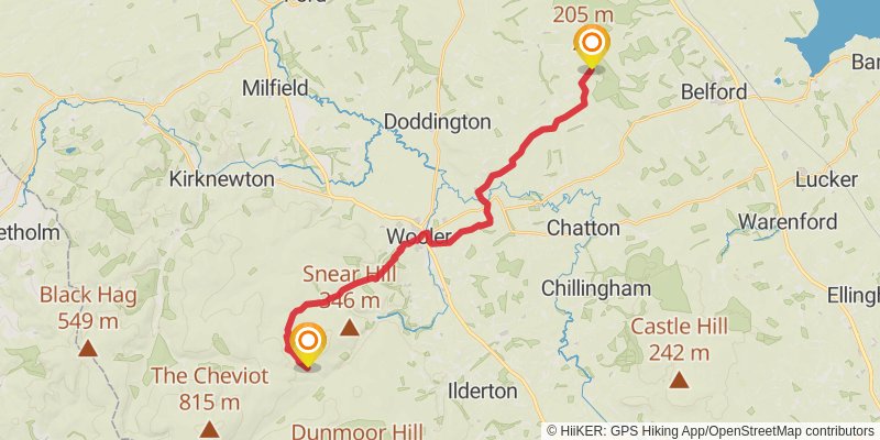 Reiver's Way stage 10 Map