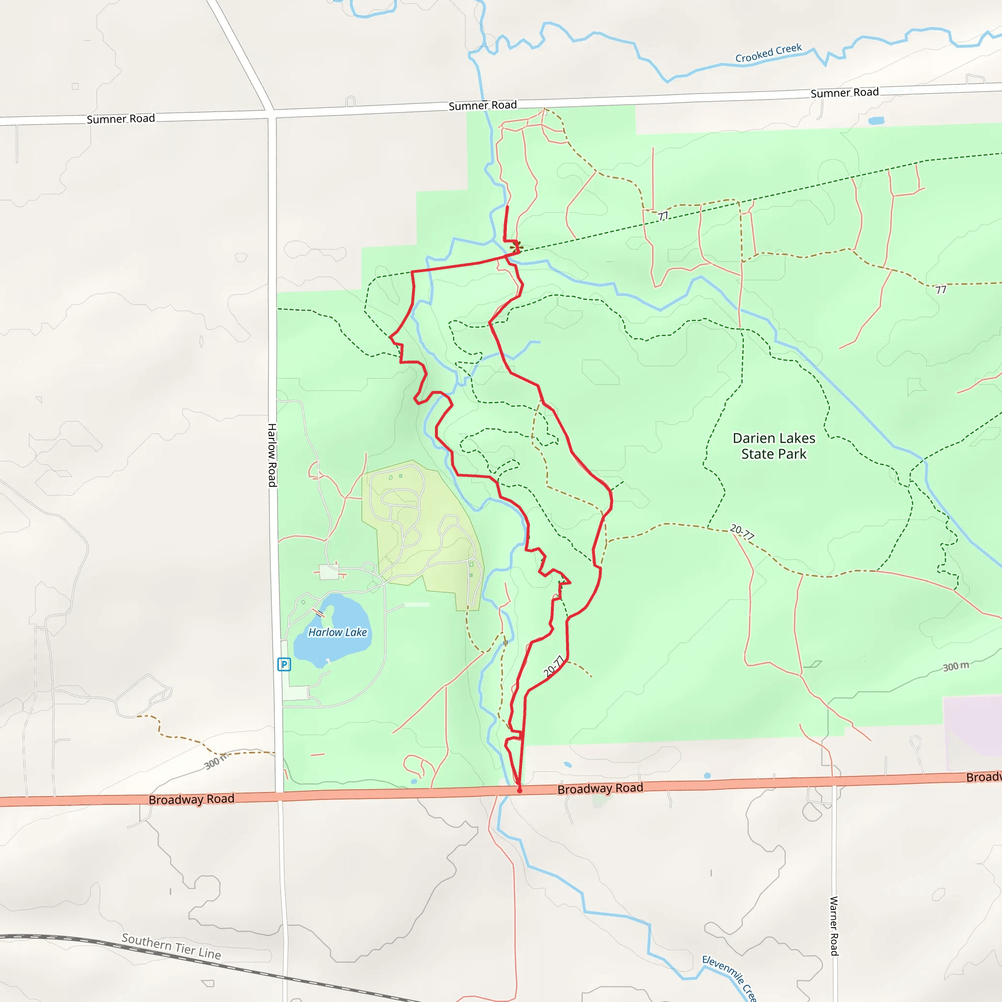 Elevenmile Creek via Conservation Trail Loop mobile static map