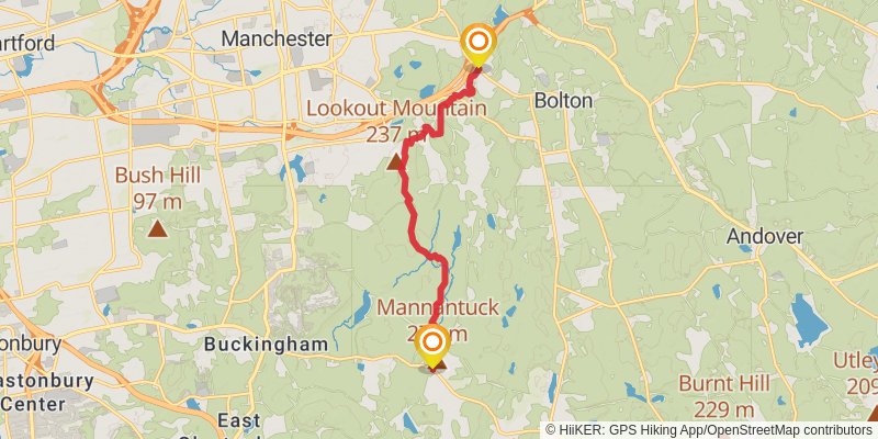 Shenipsit Trail stage 3 Map