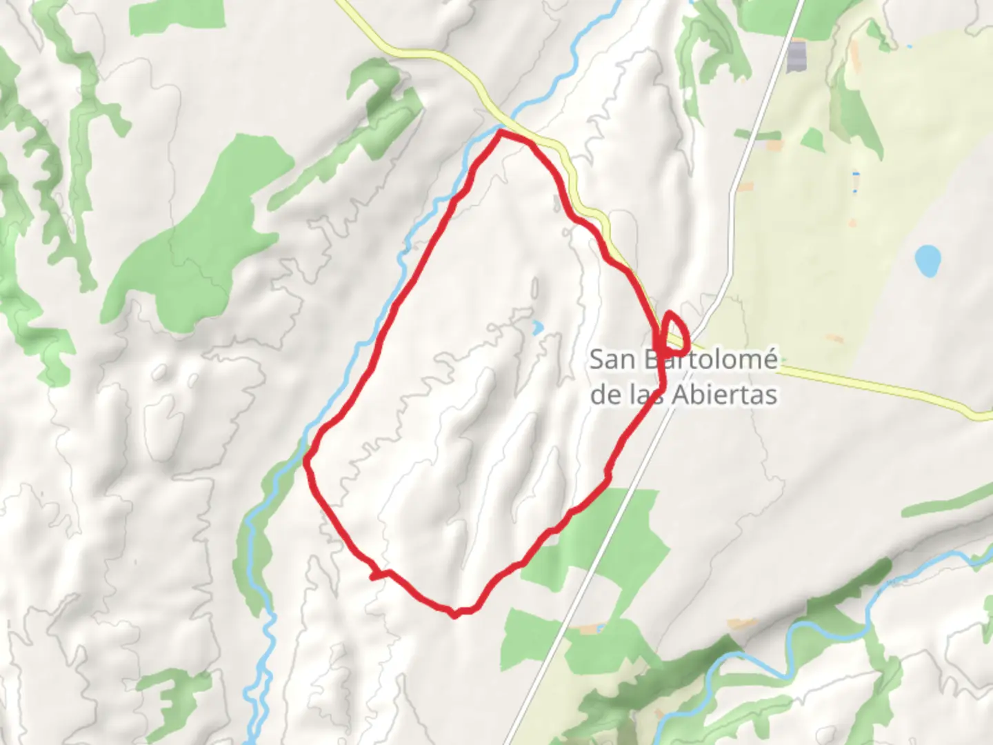 An image depicting the trail Sangrera River Valley PR TO 35 and its surrounding area.