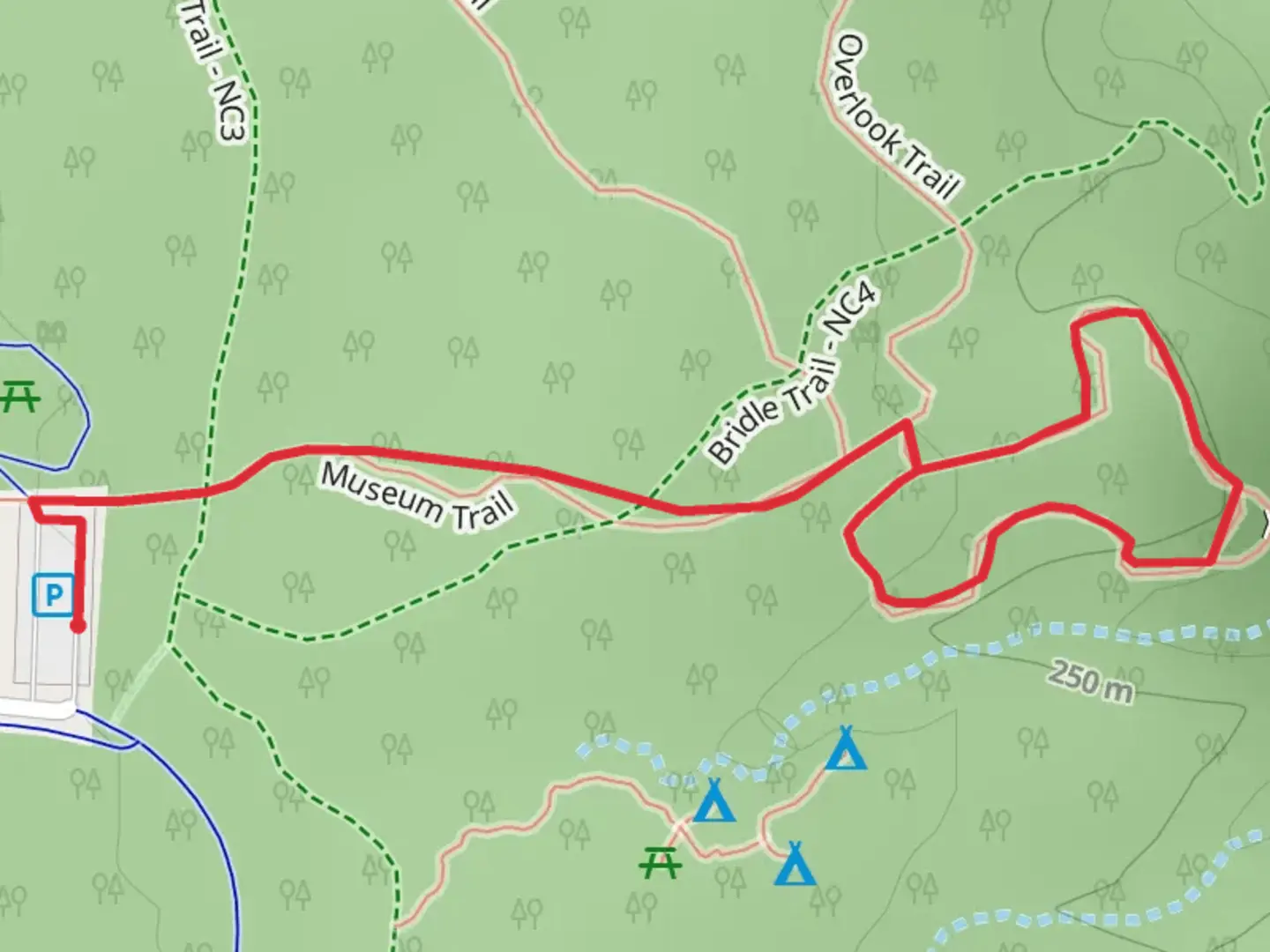 An image depicting the trail Sylvan Loop Trail and its surrounding area.