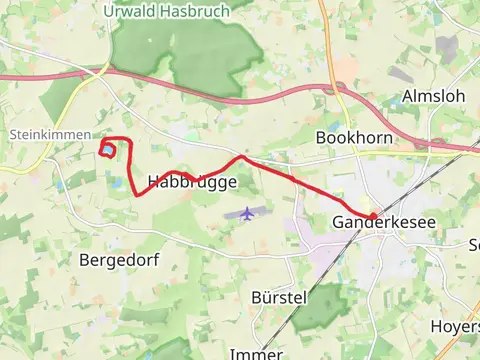 Falkensteinsee Loop from Ganderkesee