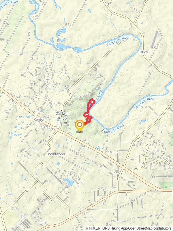 Colorado River Shore Loop from McKinney Roughs Nature Park