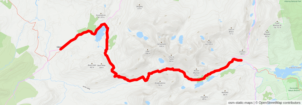Kerry Way stage 2 Map