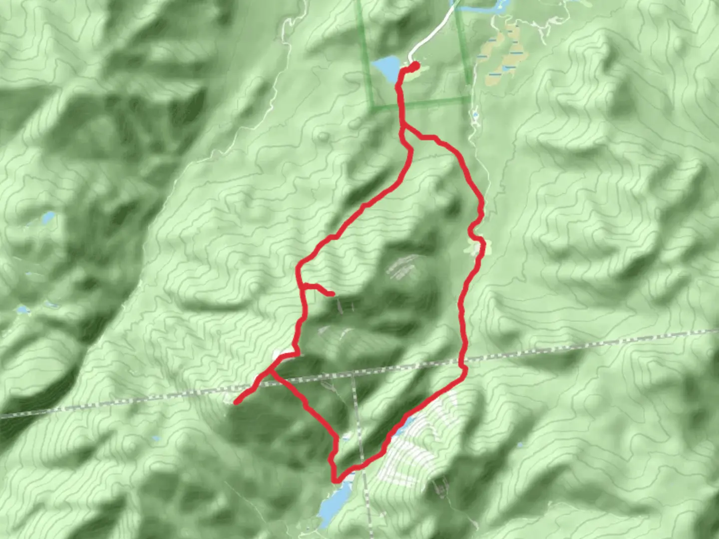 An image depicting the trail Wright Peak, Iroquois Peak and Avalanche Lake Loop from Heart Lake and its surrounding area.