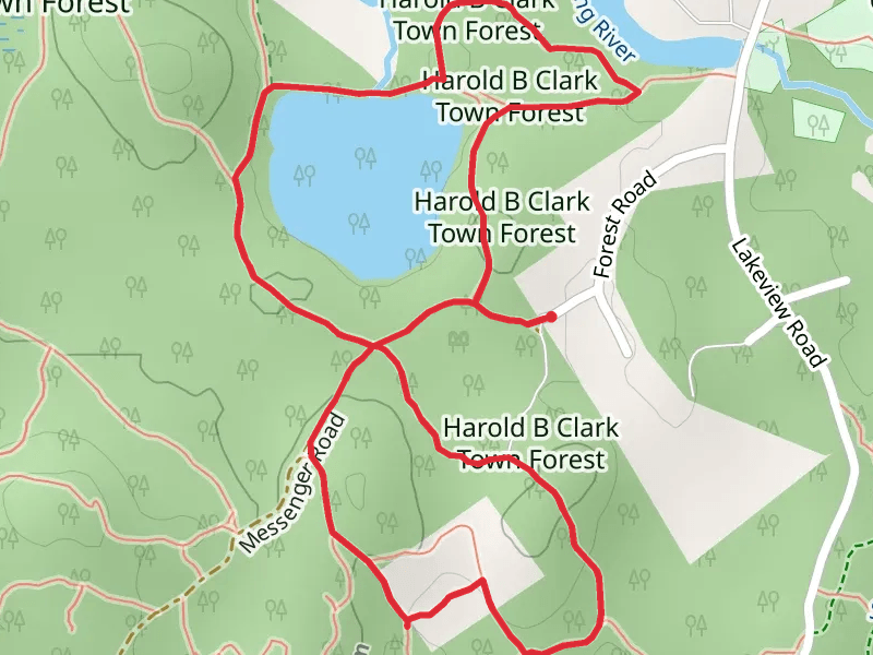 Harold B Clark Town Forest and Upper Carpenter Pond Loop