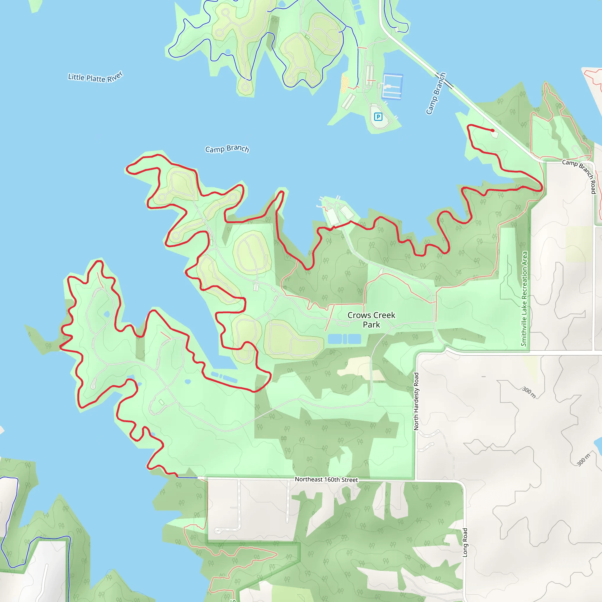 Cabin Fever Trail mobile static map