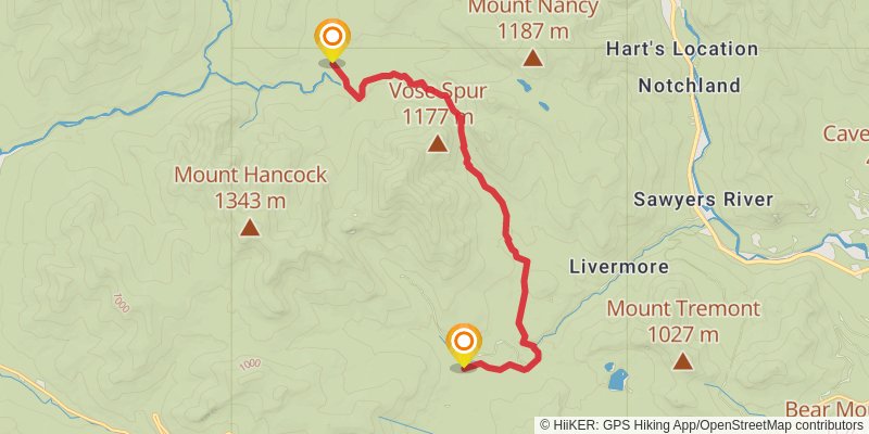 Hancock Notch Lollipop stage 2 Map