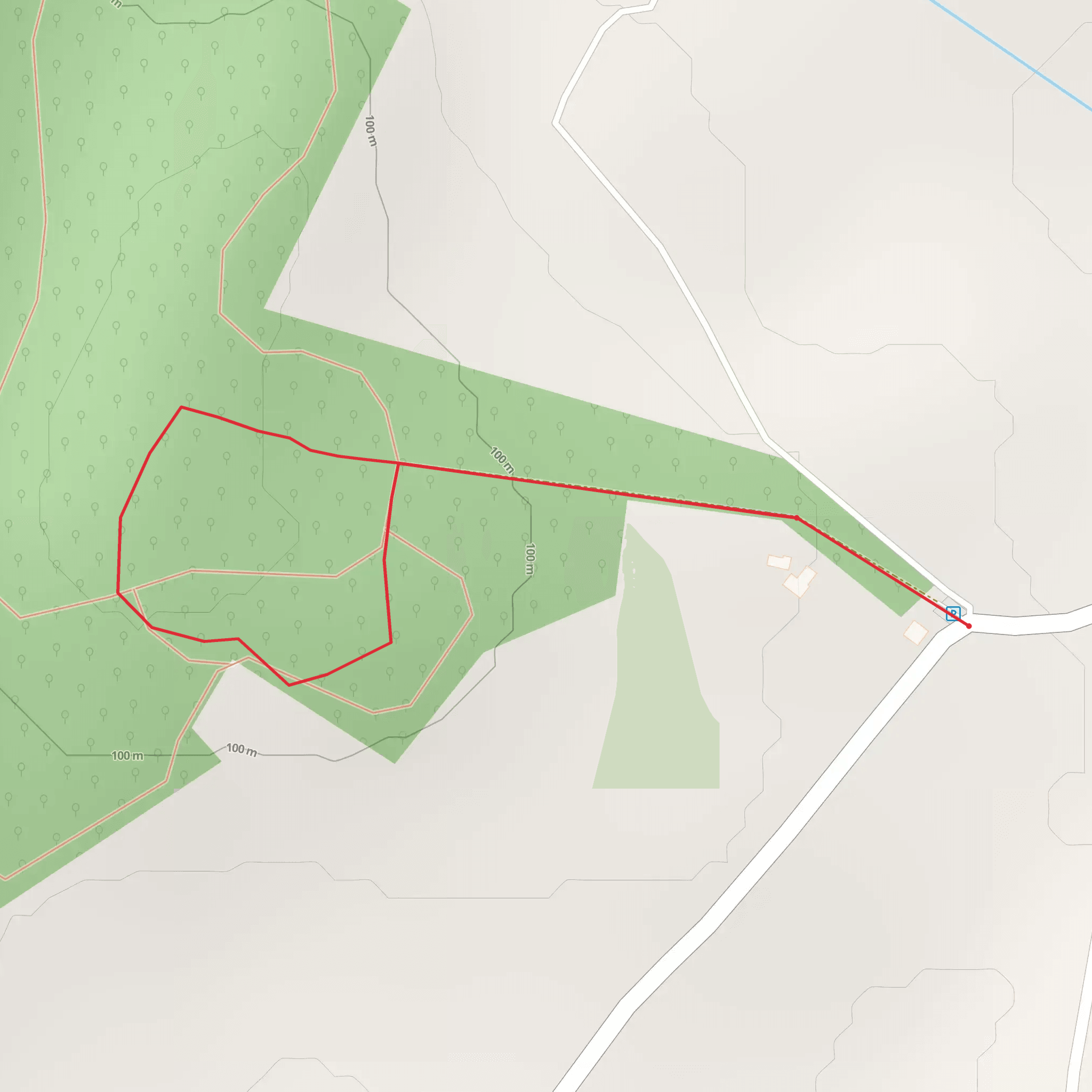 Coolgreany Ballyfad Wood Beech Trail mobile static map