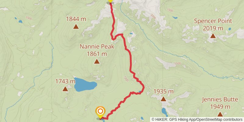 Ultra Pedestrian North Loop stage 169 Map
