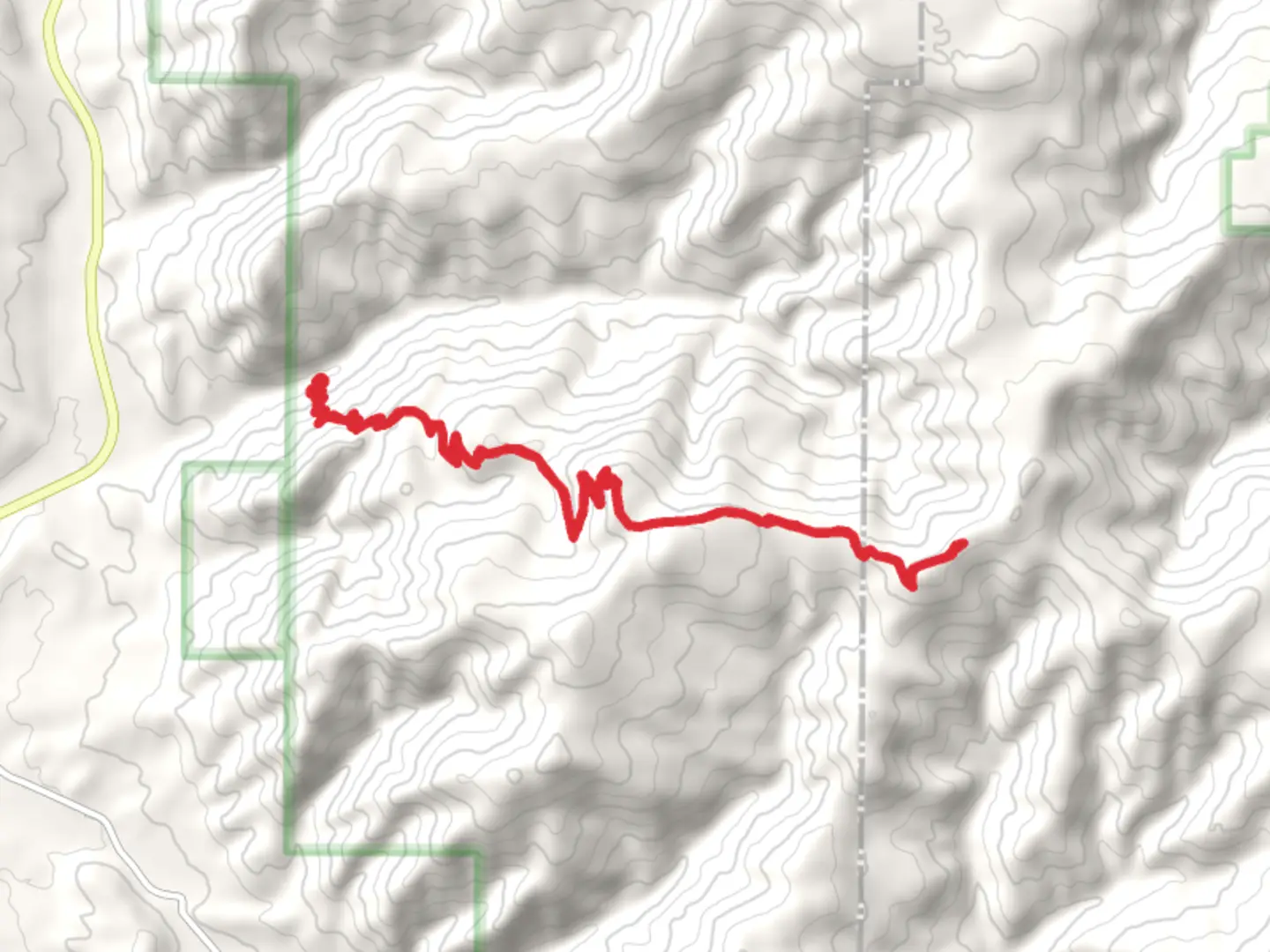 An image depicting the trail School Gulch Creek and its surrounding area.