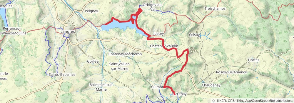 Via Francigena stage 42 Map