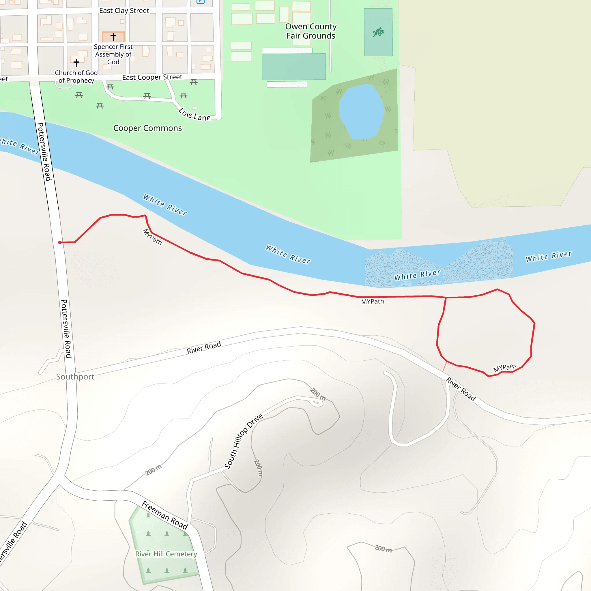 MYPath Loop mobile static map
