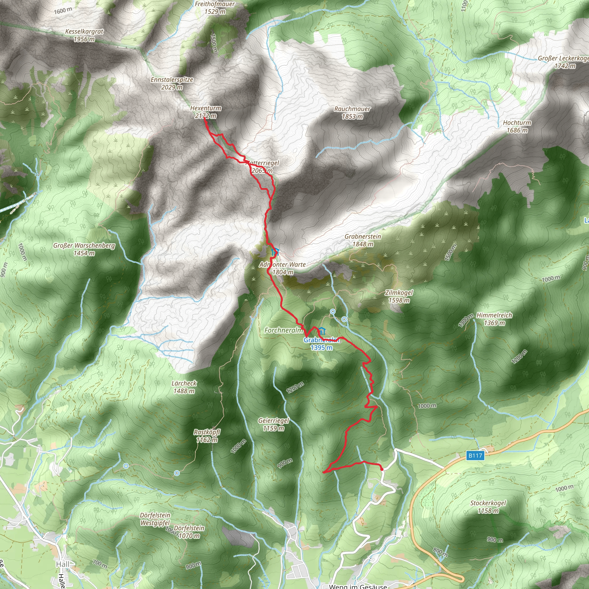 Hexensteig - Hexenturm mobile static map