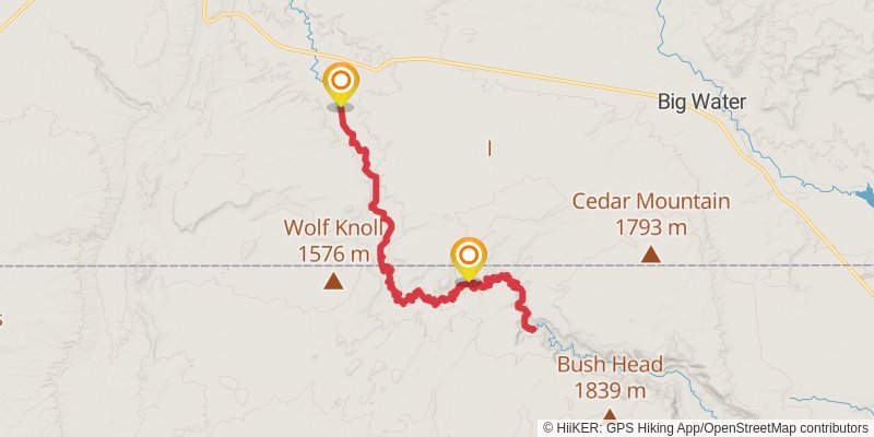 Paria Canyon stage 3 Map