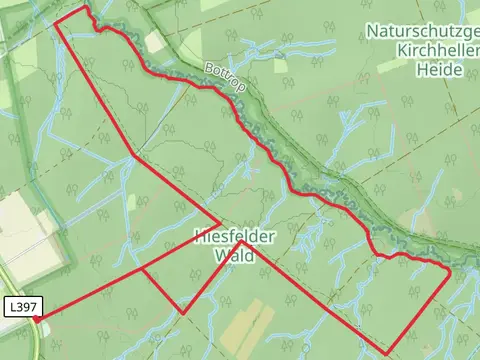 Kreienbergweg, Rotbachweg and Hauptgestell Loop