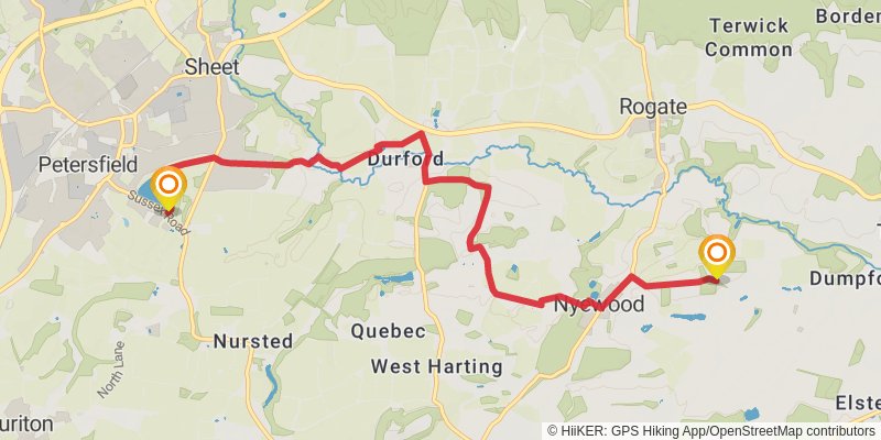 Serpent Trail stage 6 Map