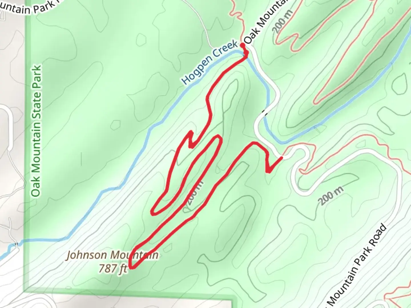 An image depicting the trail Johnson Mountain Trail and its surrounding area.