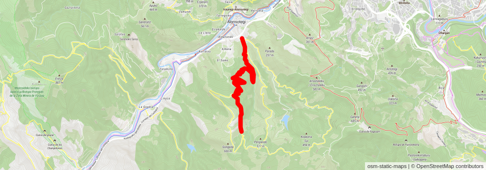 Route of the Mines and Seles PR BI 100 stage 2 Map