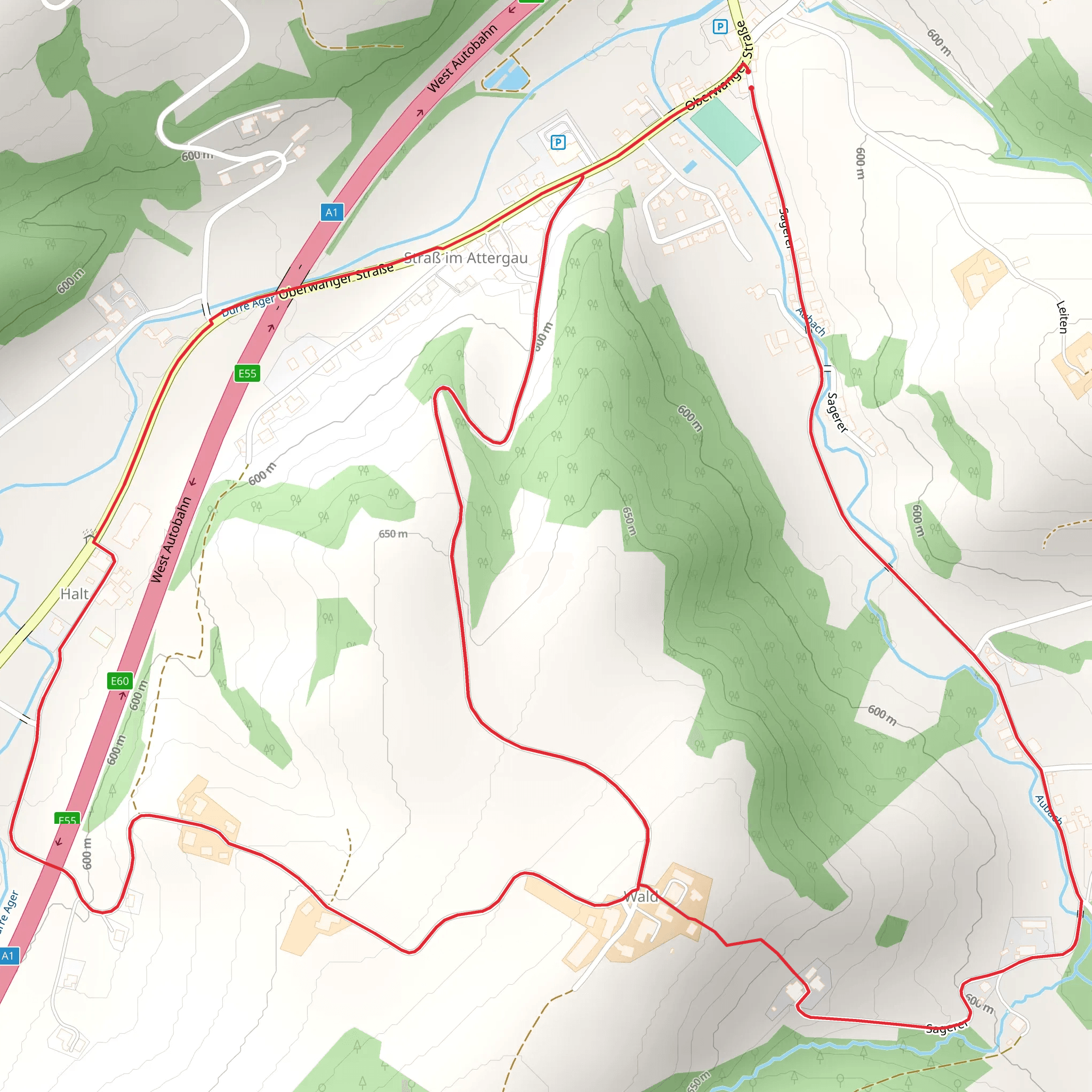 6 Tour Straß mobile static map