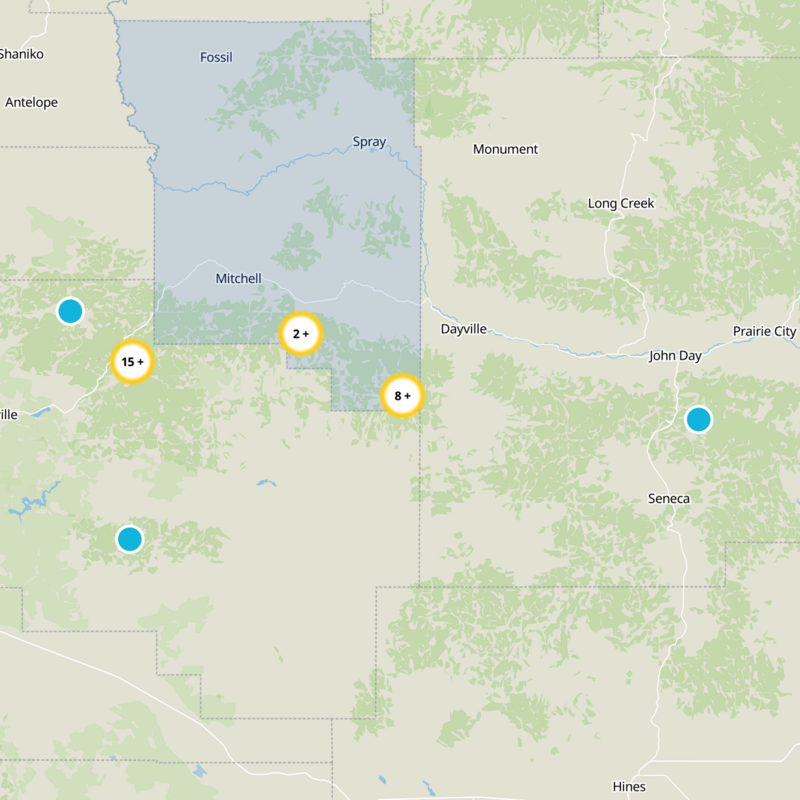 Wheeler County Static Map