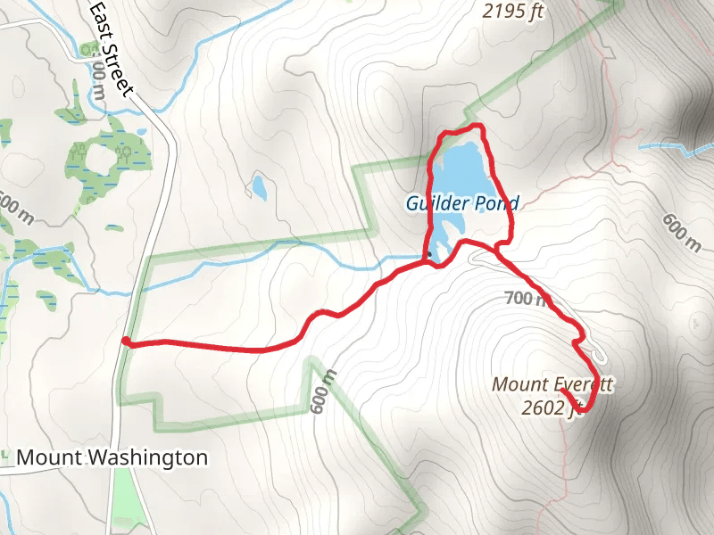 Mount Everett and Guilder Pond