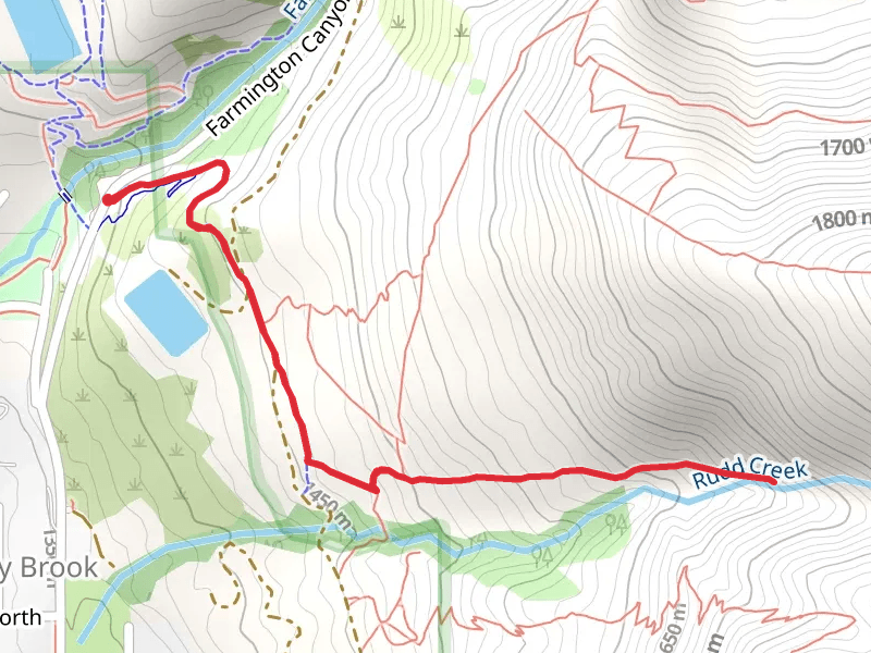 Bonneville Shoreline Trail and Rudd Canyon Trail