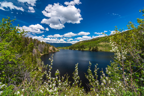An image depicting the trail Lower Cataract Lake Loop Trail and its surrounding area.