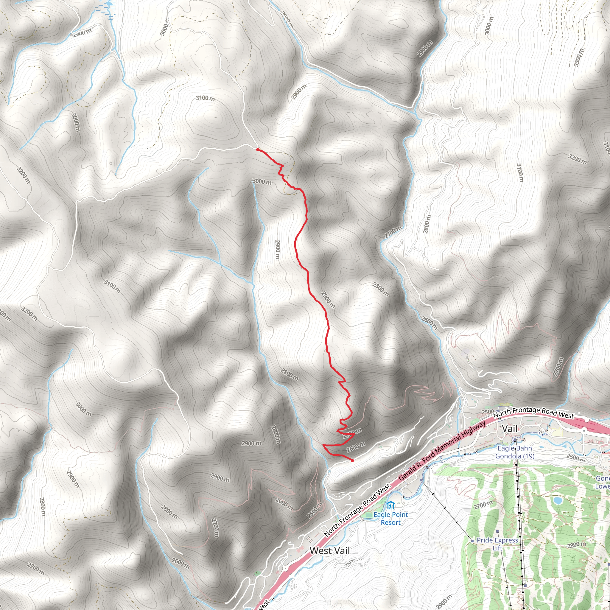 Buffehr Creek Trail mobile static map