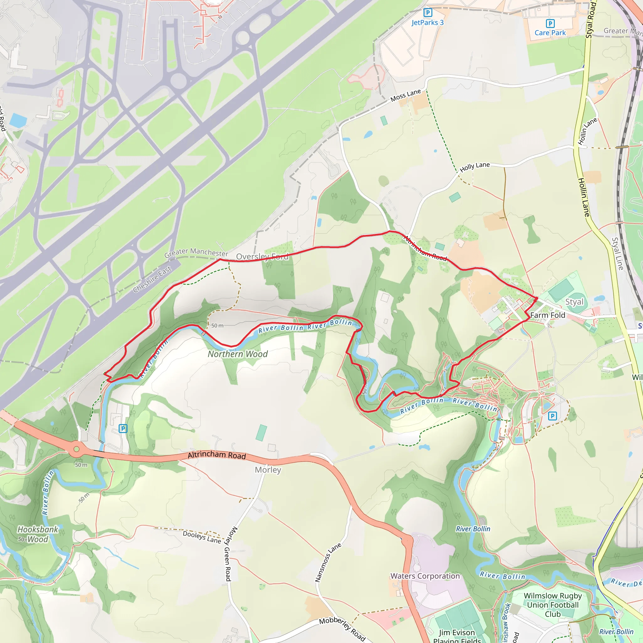 Northern Wood Loop mobile static map