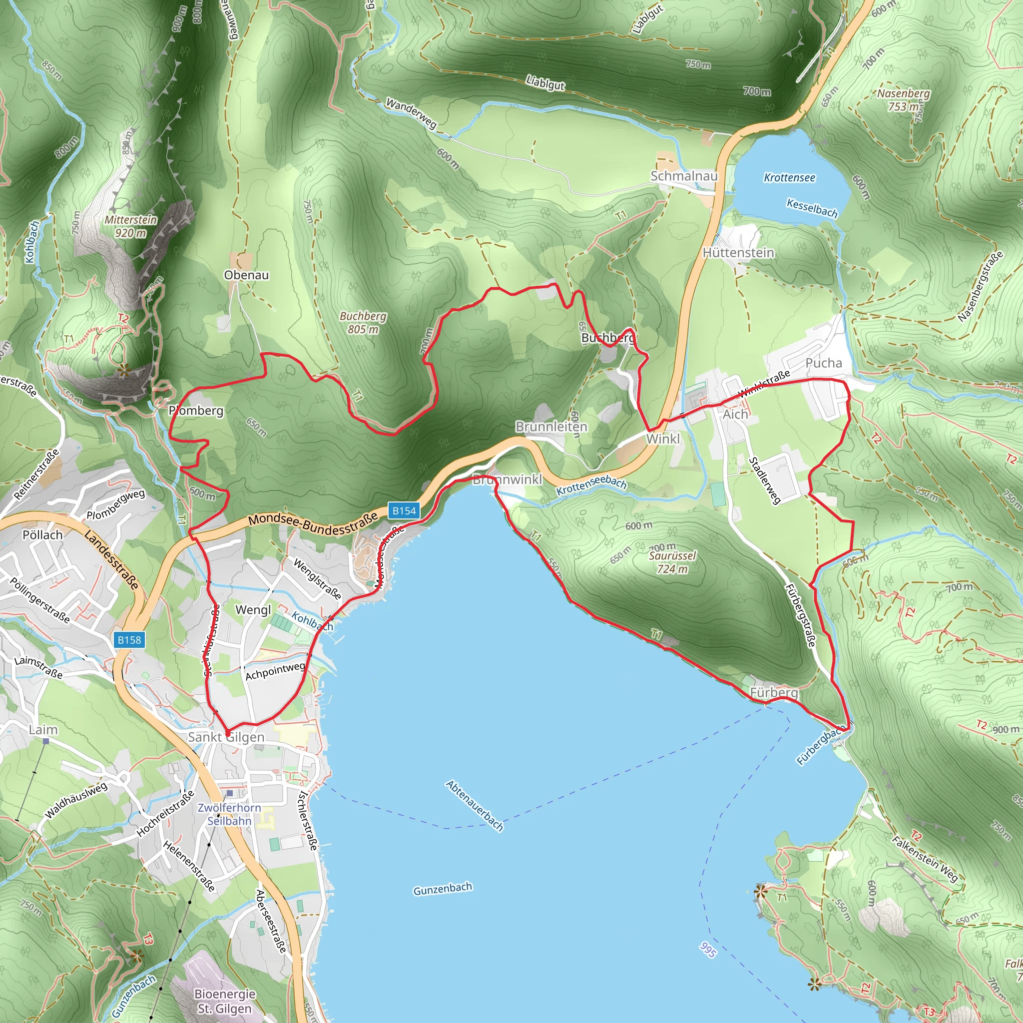 Buchberg Loop mobile static map