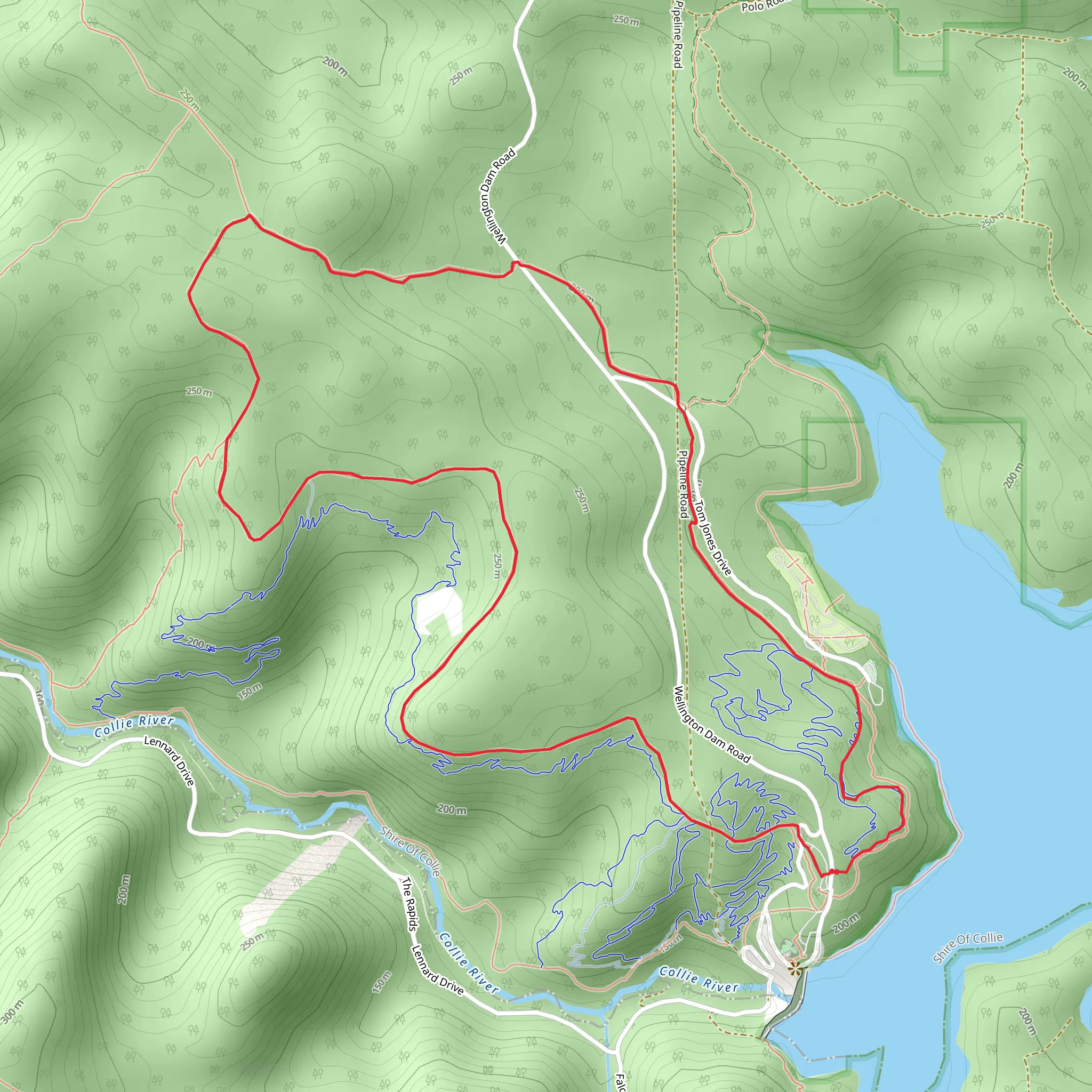 Sika Trail mobile static map