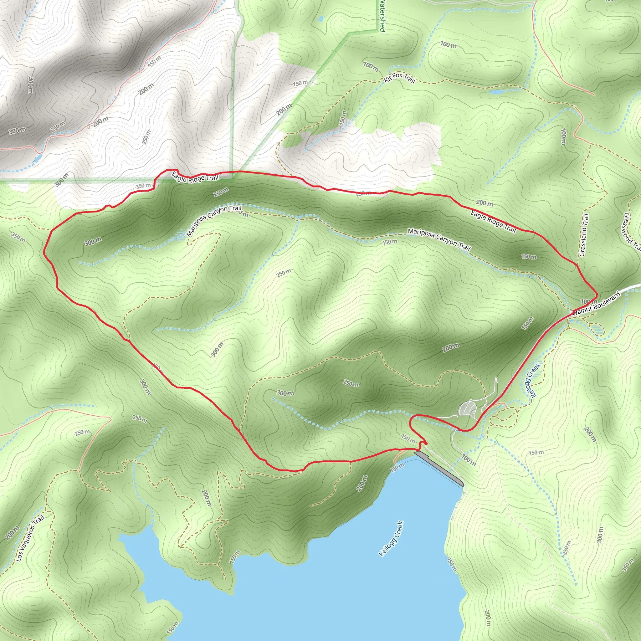 Eagle Ridge Loop Trail mobile static map