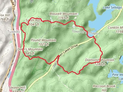 Kakiat Trail and Lake Sebago Loop Trail