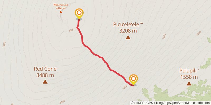 Ainapo Trail stage 2 Map