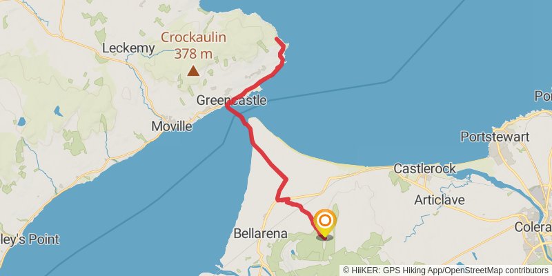 Slí Cholmcille spur 7 Map