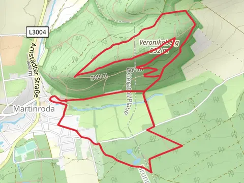 Hirtenteich, Veronikaberg and Karolinenblick Loop