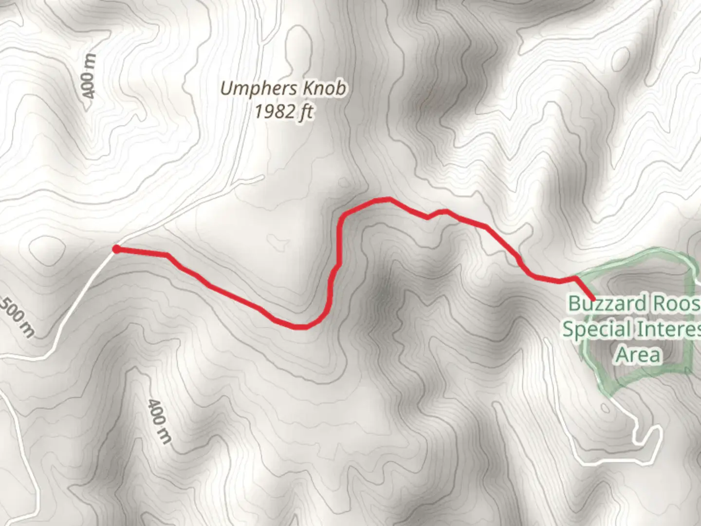 An image depicting the trail Maupin Flat Road Walk and its surrounding area.