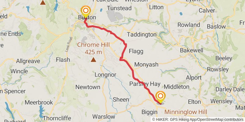 Midshires Way stage 15 Map