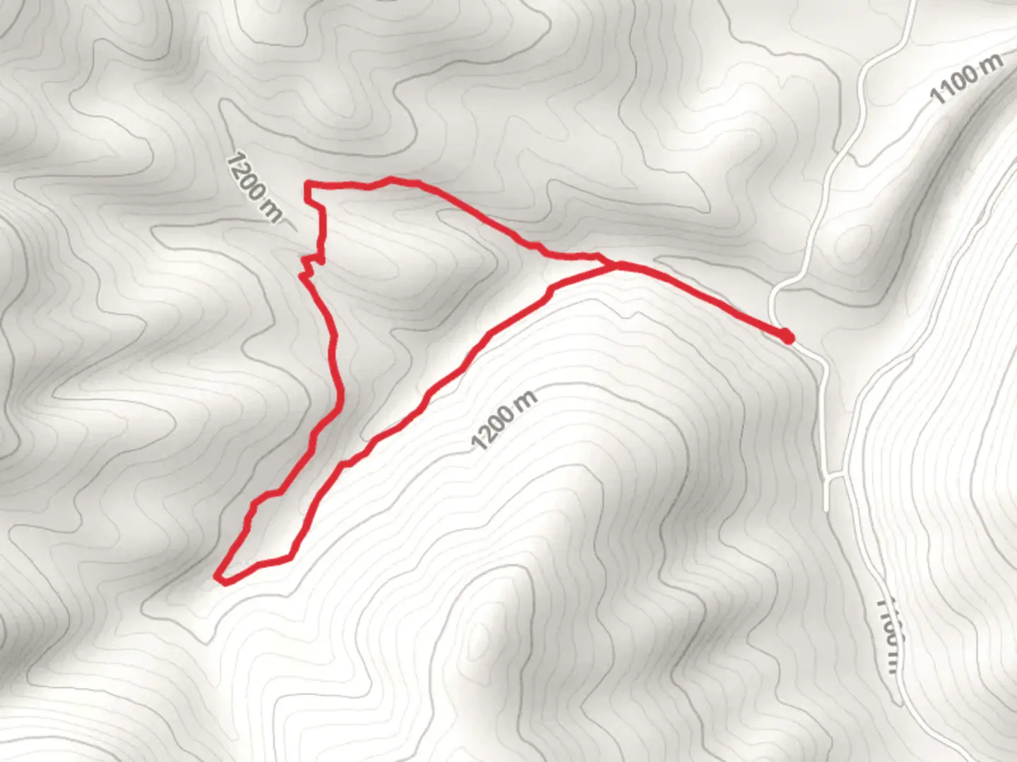 An image depicting the trail Line Creek Historical Loop Trail and its surrounding area.