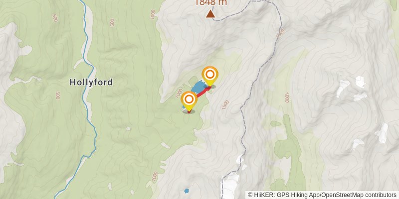 Routeburn Track spur 3 Map