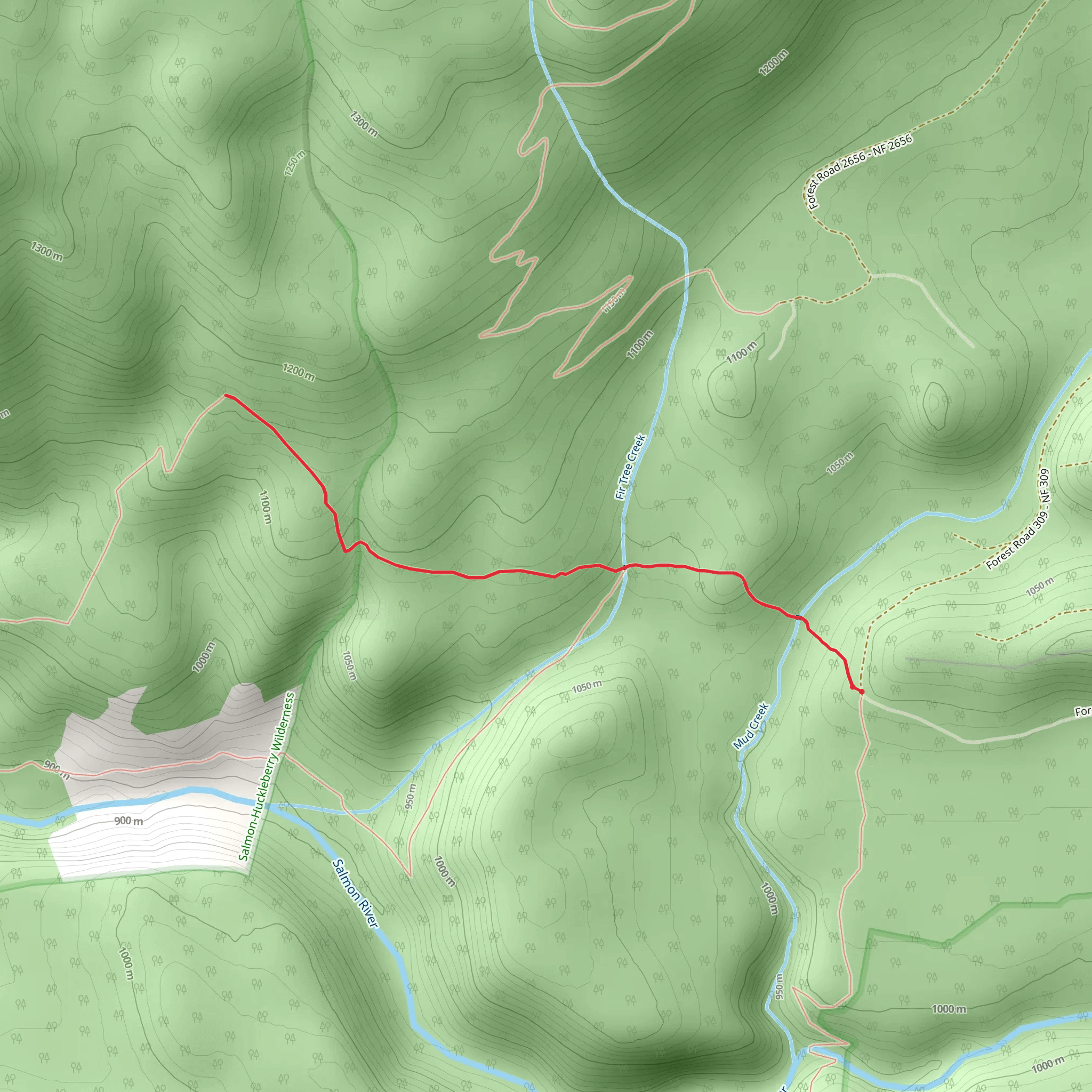 Dry Lake Trail mobile static map