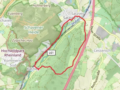 Katzensteine and Burg Satzvey Loop via Satzvey Rundweg 3
