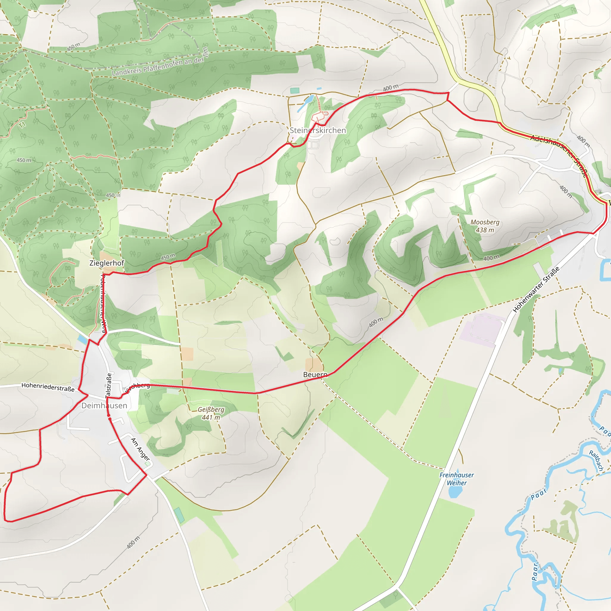 Michaels Weg mobile static map